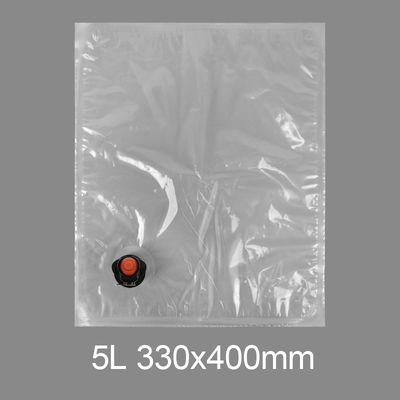 Custom Transparent BIB 3l 5l 10l 20l Plastic Tap Bag Drinkwater Wijn Juice Bag in Box Dispenser met vlinder klep Vitop