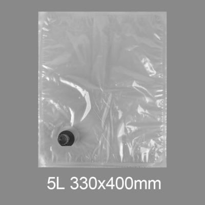 Custom Transparent BIB 3l 5l 10l 20l Plastic Tap Bag Drinkwater Wijn Juice Bag in Box Dispenser met vlinder klep Vitop