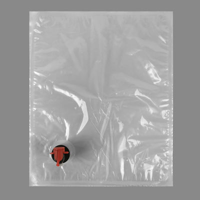 Custom Transparent BIB 3l 5l 10l 20l Plastic Tap Bag Drinkwater Wijn Juice Bag in Box Dispenser met vlinder klep Vitop