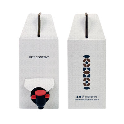 Eenvoudige verpakkingszak in doos met spout en zonder handvat voor veelzijdige verpakking