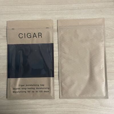 Ziplock Design Sigaren Humidor Bags lichtgewicht en compact met MOPP VMPET PE materiaalstructuur voor sigarenbescherming