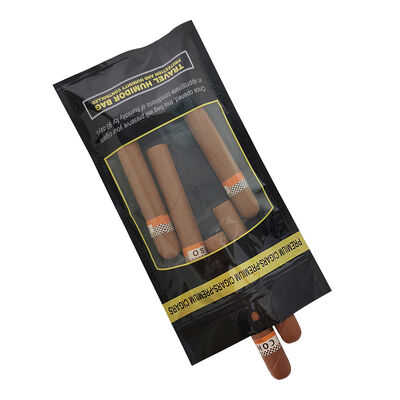 Medium Cigar Humidor Bags ontworpen met Ziplock sluiting gemaakt van 009mm materiaal die opslag oplossing voor het behoud van sigaren en versheid