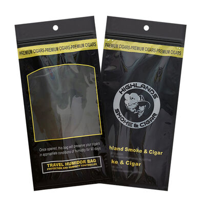 Medium Cigar Humidor Bags ontworpen met Ziplock sluiting gemaakt van 009mm materiaal die opslag oplossing voor het behoud van sigaren en versheid