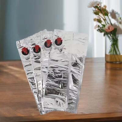 Textured Surface Bag In Box Plastic Container Met Spout Geschikt Voor Liquid Packaging Applicaties