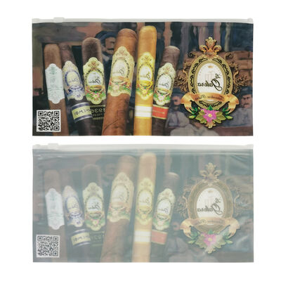 Kleine plastic sigaren zakjes sigaren vochtinbrengende plastic ritszakjes ontworpen voor vochtretentie en gemakkelijke hersluitbare toegang