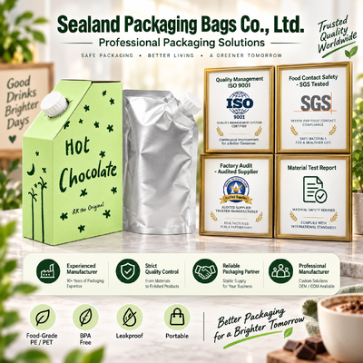 Bag In Box with Handle ISO Certified Packaging Ensuring Leak Proof and Convenient Liquid Storage
