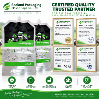 Oem stand-up zak met tuit gratis monster flexibele verpakkingsoplossing geschikt voor sappen, water en vloeibare producten
