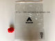 Ritssluiting die Transparante 0.09mm PE Plastic Zak verzegelen