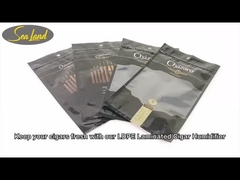 Groothandel Op maat gedrukte goedkope herverzegelbare plastic sigarenvochtigheidszakken