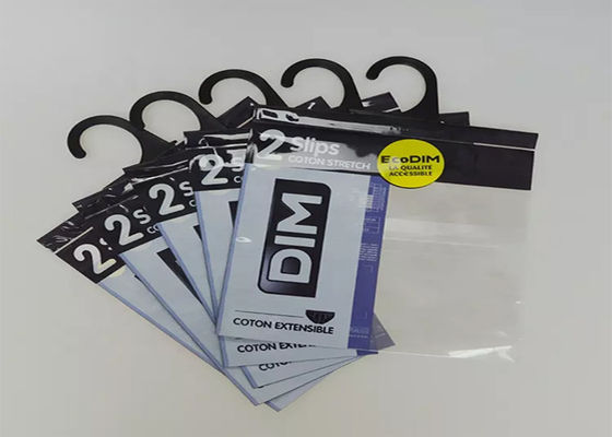 Gerecycleerde Kledende Plastic Hangerzakken, OPP-PE Polyzak met Haak