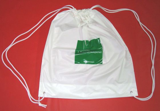 Waterdichte Plastic de Rugzakzak van Drawstring met Fabrieksprijs voor het Reizen, Bevordering, Sporten