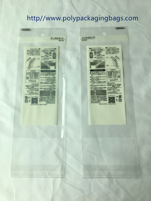 Plastic transparante overhemd van de douanebopp kleedt het duidelijke zak verpakkende poly zelfklevende zak voor kleding, giften, kantoorbehoeften